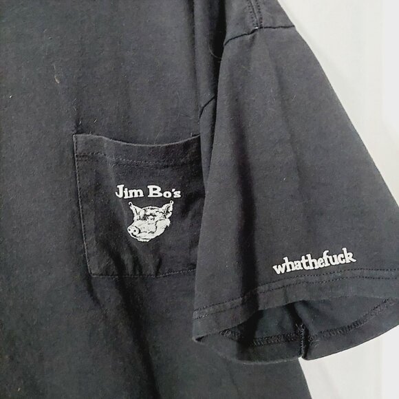 Jim Bos Tee Shirt Mens 2XL Black Hocking Hills Ohio Jimbo’s Short Sleeve - Picture 8 of 10